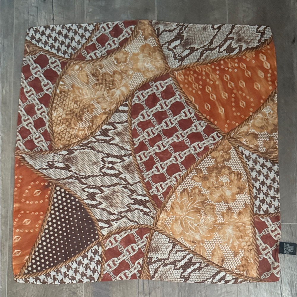 Patchwork Patterned Scarf - Picture 3 of 5